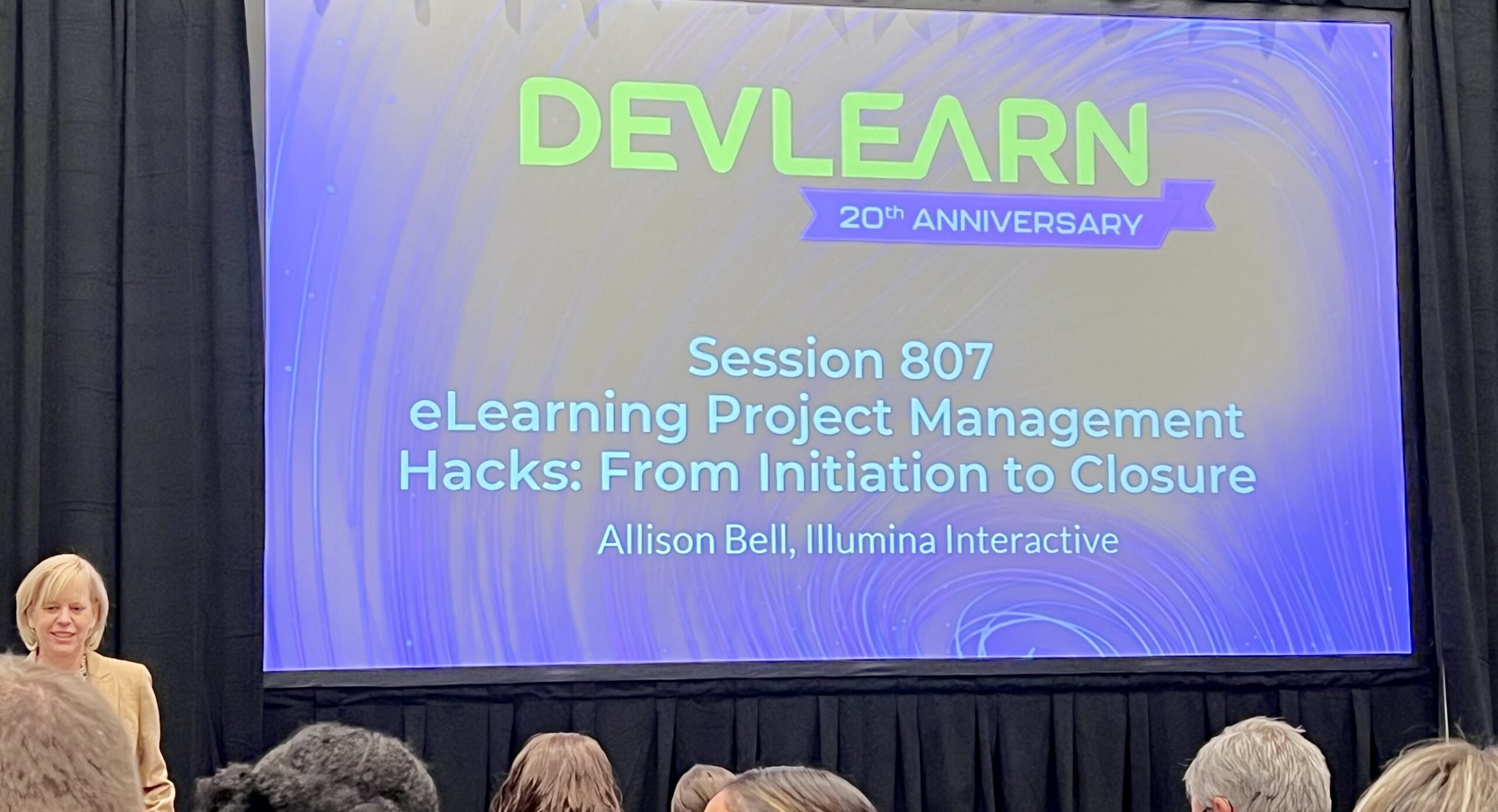 Allison's Session at DevLearn