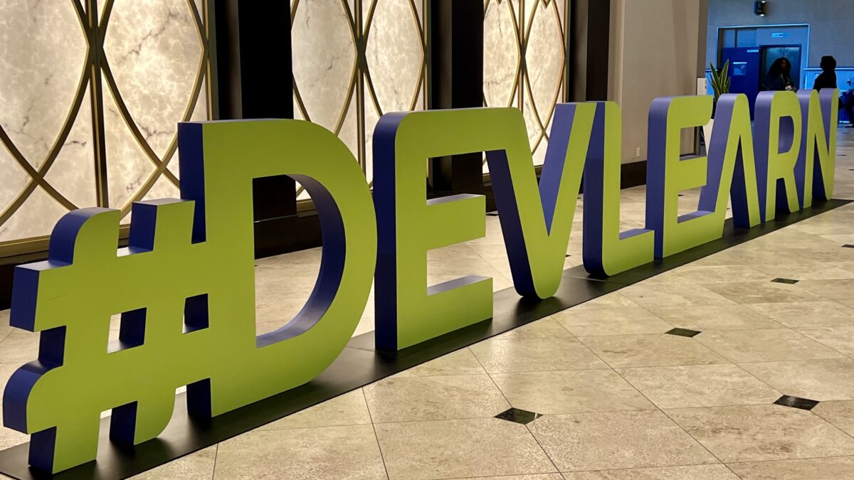 DevLearn Sign